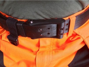 flex hebilla del cinturón accesorios la correa el clip flexible ninjaflex los pantalones 3d print model - Mito3D
