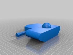 meine individuelle anpassbare tank Spielzeug & Spiele kundengebundene 3d print model - Mito3D
