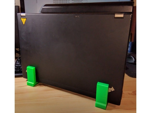 lenovo thinkpad x220 supporto verticale computer stand 3D print model - Mito3D