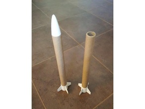 foguete A impressão 3d 3d print model - Mito3D
