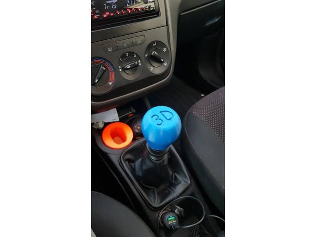 fiat punto Schaltknauf reverse lock-out 3d-drucken grande - Knopf shifter 3D print model - Mito3D