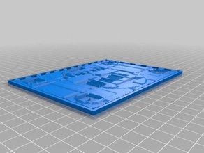 testpattern lithopane 2d art customized 3d print model - Mito3D