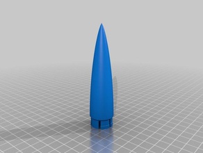 non payload customisable modular model rocket hobby customized 3d print model - Mito3D
