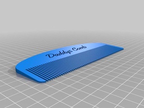 meine angepasste Kamm Bad kundengebundene 3d print model - Mito3D