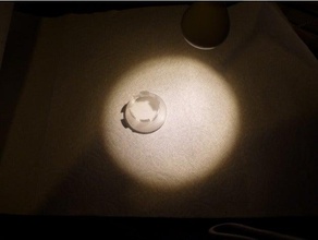 snap-on difusor ikea jansj lâmpada do agregado familiar luz sombra 3d print model - Mito3D