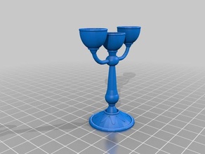 candelabri arredamento candelabro di candela portacandele supporto 3d print model - Mito3D