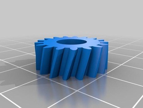 mon personnalisés parametrisches stirnrad paramétrique à engrenage pièces personnalisé 3d print model - Mito3D