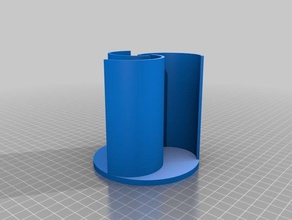 éolienne à axe vertical l'ingénierie 3d print model - Mito3D