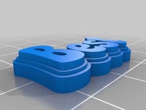melhor chicle chaveiros personalizado 3d print model - Mito3D