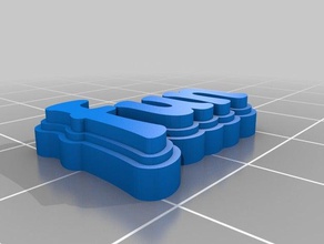 divertido chicle llaveros personalizado 3d print model - Mito3D