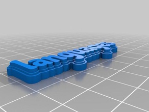idiomas chicle llaveros personalizado 3d print model - Mito3D