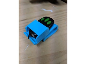 garage door remote sunvisor clip household 3d print model - Mito3D