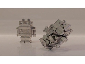 minuscule robot modèle de robots blender blender3d 3d le 3d print model - Mito3D