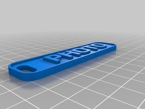 photo tag keychains customized 3d print model - Mito3D