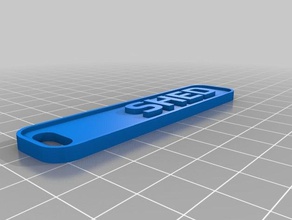 shed-m keychains customized 3d print model - Mito3D