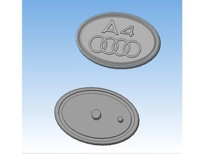 badge audi a4b5 8d0853621 parts 3d print model - Mito3D
