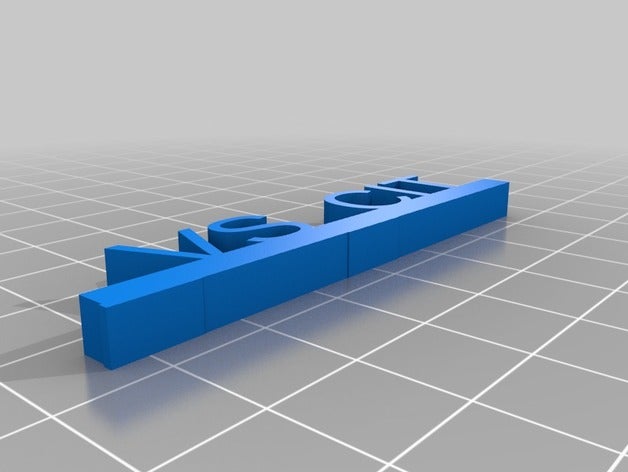 meine individuelle Brief-Denkmal-Zeichen Skulpturen kundengebundene 3D print model - Mito3D