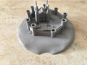el castillo de glen las estructuras edificios la torre un 3d print model - Mito3D