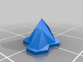 lotp - terrain mountain 4 hexes games boardgame accessories low poly lure prophets wargame 3d print model - Mito3D