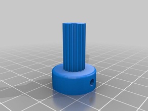 il mio personalizzato parametrico puleggia - lotti i profili dei denti Stampante 3d parti su misura 3d print model - Mito3D