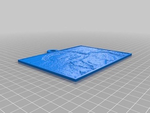 my customized lithopane mal 2d art 3d print model - Mito3D