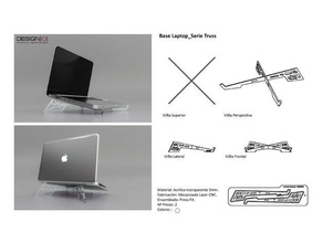 ventilation base laptop computer accessories part cooler 3d print model - Mito3D