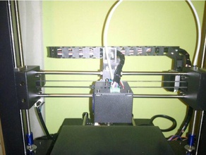 anycubic i3 mega x axis 10x15 dragchain holder 3d printer parts 3d print model - Mito3D