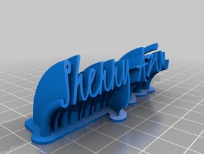 sherry-kristi office personalizado 3d print model - Mito3D