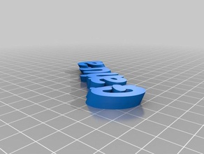 gianluca 2 Schlüsselanhänger kundengebundene 3d print model - Mito3D
