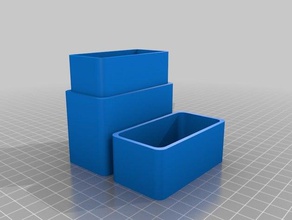 stamp box containers customized 3d print model - Mito3D