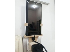 xiaomi carregador de telefone do suporte celular smartphone titular 3d print model - Mito3D