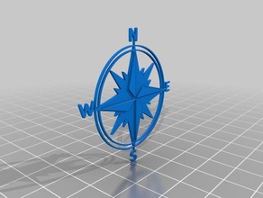 Kompass 3d-drucken 3d print model - Mito3D