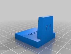 Schwalbenschwanz-Schablone fixiert die Holzbearbeitung Werkzeuge für 3d print model - Mito3D