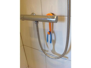 shower hook bathroom accessories 3d print model - Mito3D