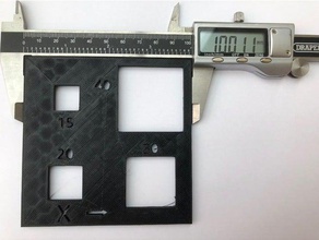 x-y calibration test 3d printing tests 3d print model - Mito3D