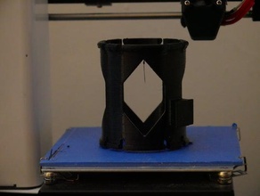 printable hot shoe shockmount - minimal support required camera 3d print model - Mito3D