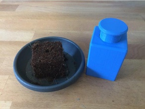 germination cube press outdoor & garden gardening cup seeds 3d print model - Mito3D