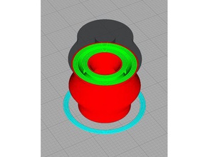 tevo tornado tpu cama substituição da mola Impressora 3d de peças a flexível primavera 3d print model - Mito3D