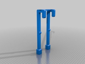 supporto per doccia generico gancio - shower enclosure generic hook holder bathroom 3d print model - Mito3D