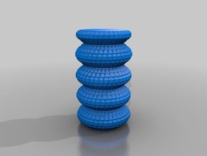 meine angepasste parametrische Blase vase Mathe-Kunst kundengebundene 3d print model - Mito3D
