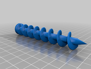 styropord bel - styrofoam anchor 11 cm parts 3d print model - Mito3D