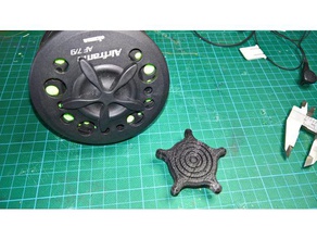 replacement - brake knob okuma airframe flyreel hobby flyfishing 3d print model - Mito3D
