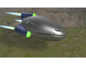 espaço em vigor brinquedo & acessórios para jogos foguete scifi spaceforce naves espaciais transporte 3d print model - Mito3D