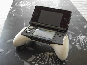 agarre ergonómico original de 3ds v2 juegos video accesorios accesorio la consola el computadora mano nintendo los periféricos portable 3d print model - Mito3D