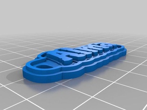 flex alma llaveros personalizado 3d print model - Mito3D