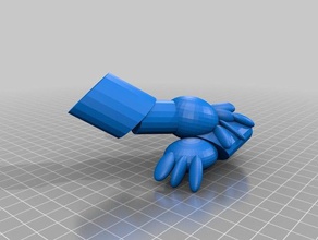 brazos de la mitad mona lisa La impresión en 3d 3d print model - Mito3D