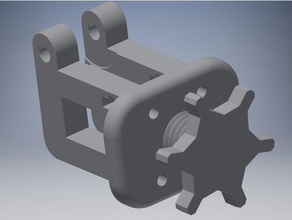 anet a8 - y-axe tensioner m5 pulley 3d printer parts y mods upgrade belt 3d print model - Mito3D