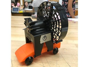 3-d fan cart engineering 3d print model - Mito3D