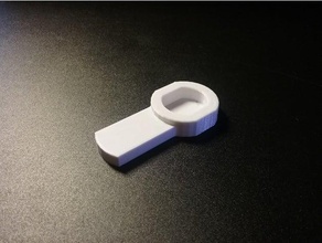 toilet shutoff valve handle v15 bathroom water 3d print model - Mito3D