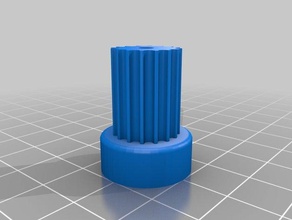 il mio personalizzato parametrico puleggia - lotti i profili dei denti Stampante 3d parti su misura 3d print model - Mito3D